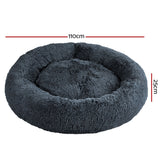 i.Pet Pet bed Dog Cat Calming Pet bed Extra Large 110cm Dark Grey Sleeping Comfy Washable i.Pet