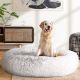 i.Pet Pet bed Dog Cat Calming Pet bed Extra Large 110cm Charcoal Sleeping Comfy Washable i.Pet