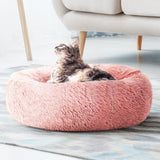 i.Pet Pet bed Dog Cat Calming Pet bed Medium 75cm Pink Sleeping Comfy Cave Washable i.Pet