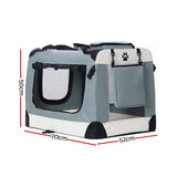 i.Pet Pet Carrier Large Soft Crate Dog Cat Travel Portable Cage Kennel Foldable i.Pet