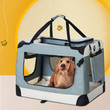 i.Pet Pet Carrier Large Soft Crate Dog Cat Travel Portable Cage Kennel Foldable i.Pet