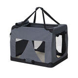 i.Pet Pet Carrier Soft Crate Dog Cat Travel Portable Cage Kennel Foldable Car M i.Pet