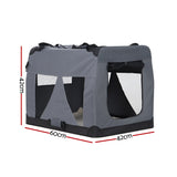 i.Pet Pet Carrier Soft Crate Dog Cat Travel Portable Cage Kennel Foldable Car M i.Pet