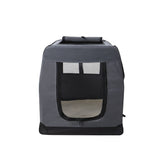 i.Pet Pet Carrier Soft Crate Dog Cat Travel Portable Cage Kennel Foldable Car M i.Pet