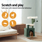 i.Pet Cat Tree Tower Scratching Post Scratcher Wood Condo Bed Toys House 78cm i.Pet