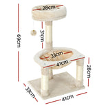 i.Pet-Cat-Tree-Tower-Scratching-Post-Scratcher-Wood-Condo-Toys-House-Bed-69cm i.Pet