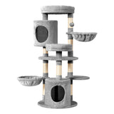 i.Pet Cat Tree Tower Scratching Post Scratcher Wood Condo House Toys Bed 123cm i.Pet