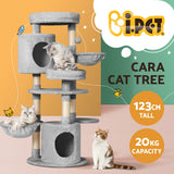 i.Pet Cat Tree Tower Scratching Post Scratcher Wood Condo House Toys Bed 123cm i.Pet