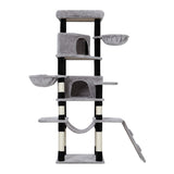 i.Pet Cat Tree Tower Scratching Post Scratcher Wood Condo House Play Bed 161cm i.Pet