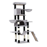 i.Pet Cat Tree Tower Scratching Post Scratcher Wood Condo House Play Bed 161cm i.Pet