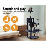 i.Pet Cat Tree Tower Scratching Post Scratcher Wood Condo House Bed Trees 151cm i.Pet