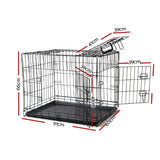 i.Pet 36inch Foldable Pet Cage - Black i.Pet