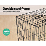 i.Pet 36inch Foldable Pet Cage - Black i.Pet