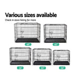 i.Pet 42inch Foldable Pet Cage - Black i.Pet