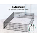 i.Pet 2X24" 8 Panel Pet Dog Playpen Puppy Exercise Cage Enclosure Fence Play Pen i.Pet