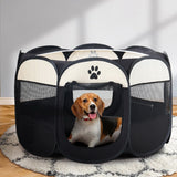 i.Pet Pet Dog Playpen Enclosure Crate 8 Panel Play Pen Tent Bag Puppy Fence 2XL i.Pet