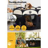i.Pet Pet Dog Playpen Enclosure Crate 8 Panel Play Pen Tent Bag Fence Puppy 3XL i.Pet