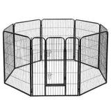 i.Pet 40" Pet Dog Playpen Kennel Puppy Enclosure Fence Cage Play Pen 8 Panel i.Pet