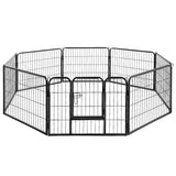 i.Pet 8 Panel Pet Dog Playpen Puppy Exercise Cage Enclosure Fence Play Pen 80x60cm