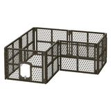 i.Pet Pet Dog Playpen Enclosure 8 Panel Fence Puppy Cage Plastic Play Pen Fold i.Pet