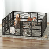 i.Pet Pet Dog Playpen Enclosure 8 Panel Fence Puppy Cage Plastic Play Pen Fold i.Pet