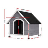 i.Pet Dog Kennel Outdoor Wooden Indoor Puppy Pet House Weatherproof XL Large i.Pet