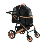 i.Pet Pet Dog Stroller Pram Large Cat Carrier Travel Pushchair Foldable 4 Wheels i.Pet