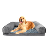 Pet Bed Sofa Dog Beds Bedding Soft Warm Mattress Cushion Pillow Mat Plush  L PaWz