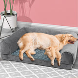 Pet Bed Sofa Dog Beds Bedding Soft Warm Mattress Cushion Pillow Mat Plush  L PaWz