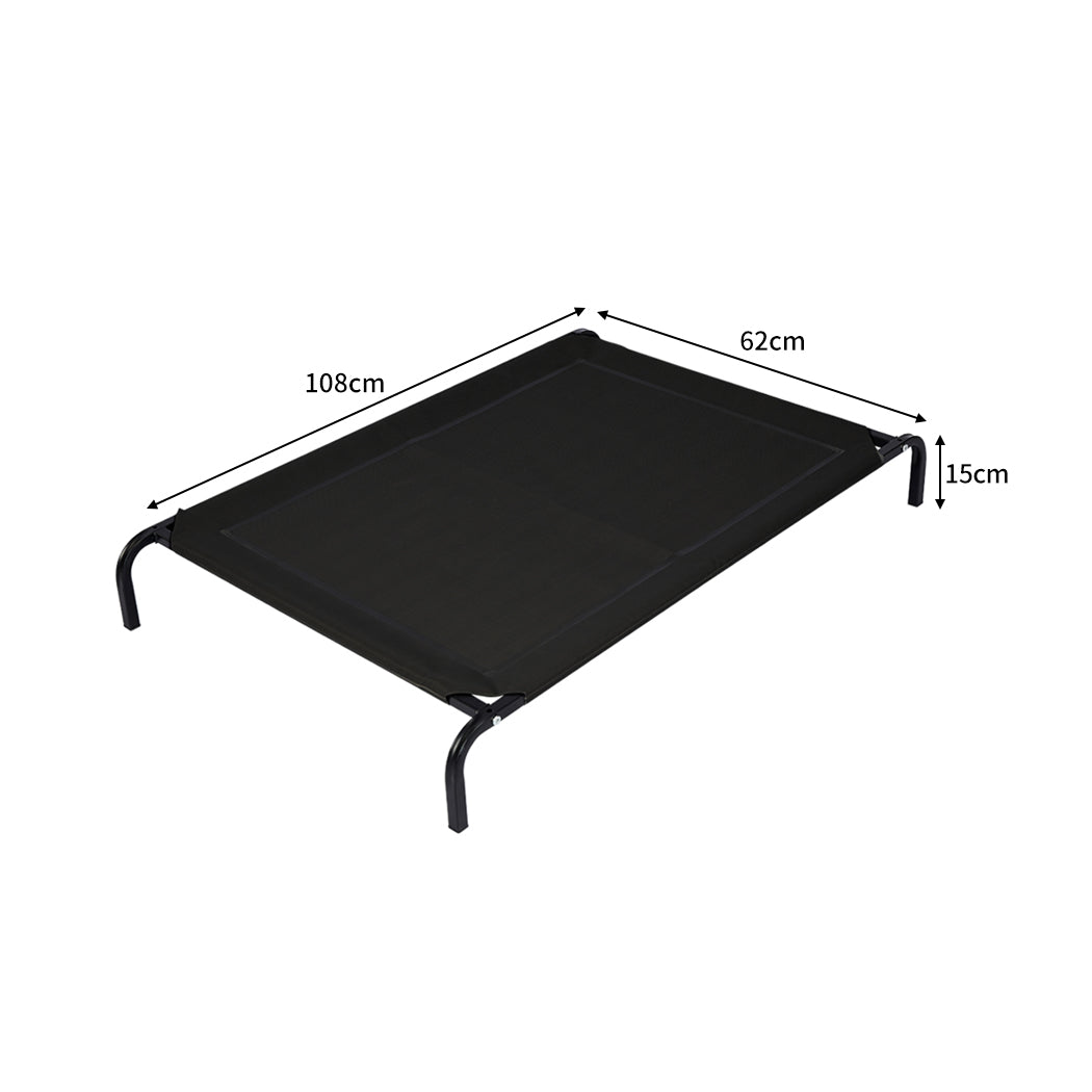 Pet Bed Dog Beds Bedding Sleeping Non-toxic Heavy Trampoline Black L Unbranded