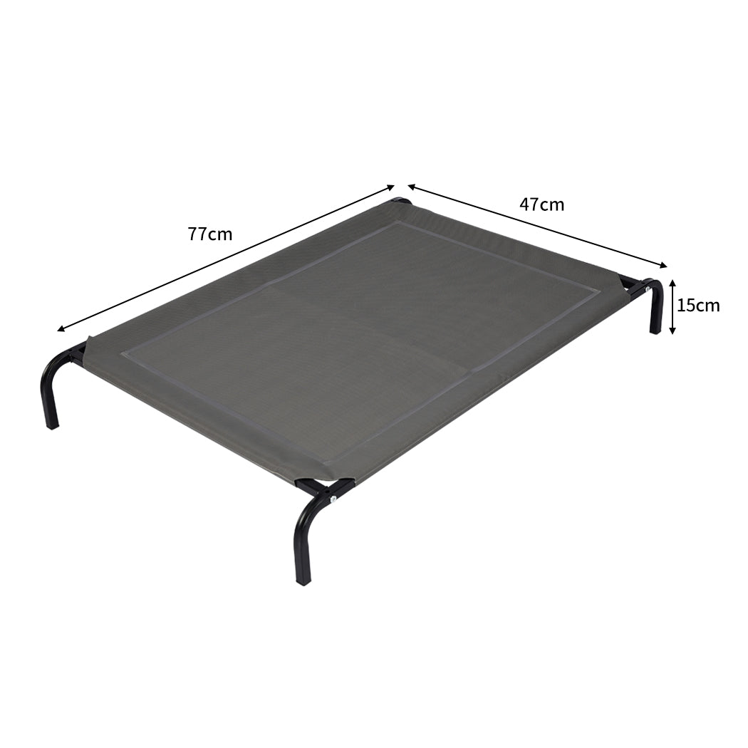 Pet Bed Dog Beds Bedding Sleeping Non-toxic Heavy Trampoline Grey M Unbranded