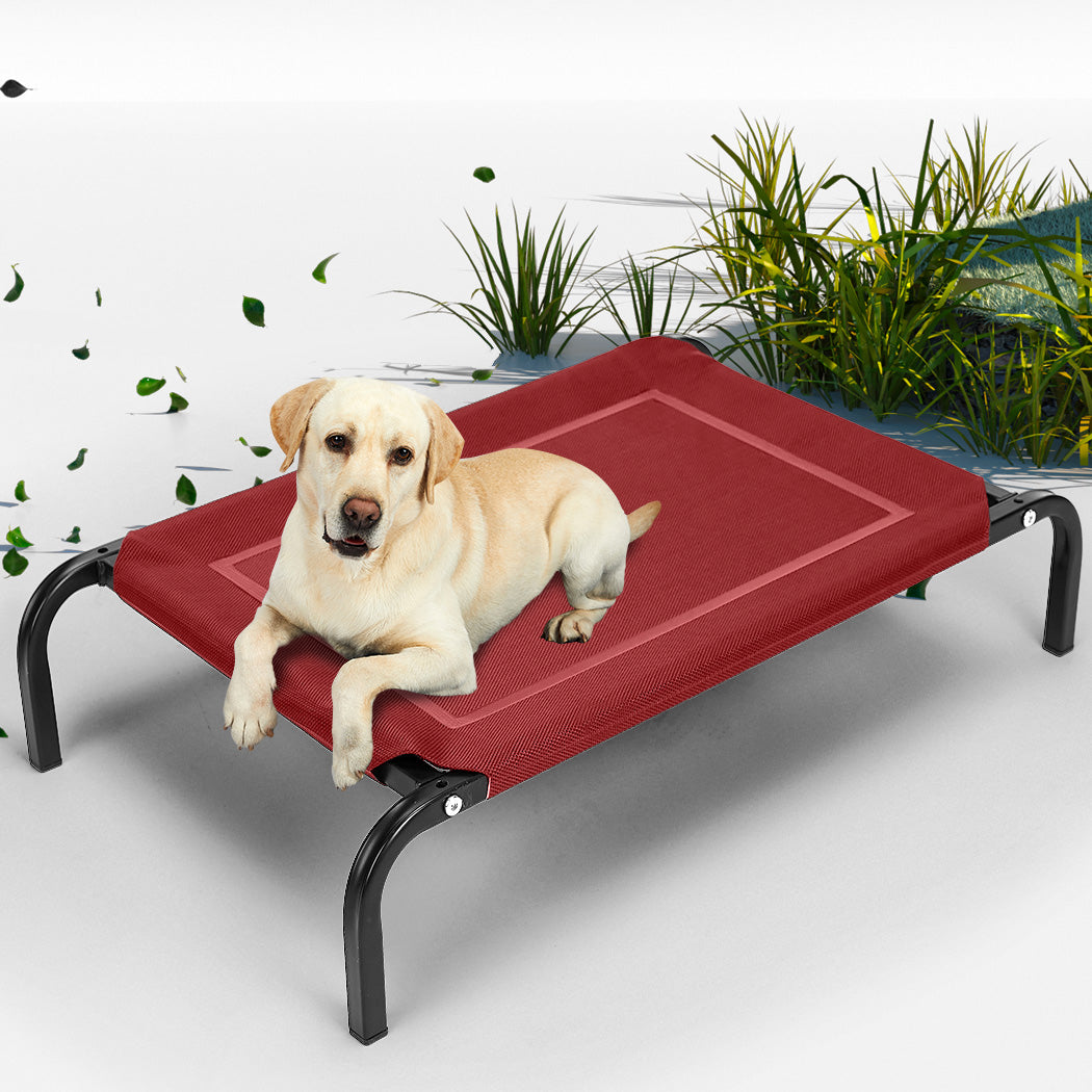 Pet Bed Dog Beds Bedding Sleeping Non-toxic Heavy Trampoline Red XL Unbranded