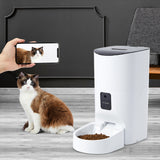 Smart Pet Feeder Camera Dog Cat Automatic Food Dispenser Portable Remote Bowl PaWz
