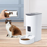 Smart Pet Feeder Camera Dog Cat Automatic Food Dispenser Portable Remote Bowl PaWz