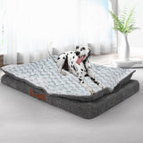Dog Calming Bed Warm Soft Plush Comfy Sleeping Kennel Cave Memory Foam Mattress L PaWz