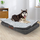 Dog Calming Bed Warm Soft Plush Comfy Sleeping Kennel Cave Memory Foam Mattress M PaWz