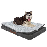 Dog Calming Bed Warm Soft Plush Comfy Sleeping Kennel Cave Memory Foam Mattress M PaWz