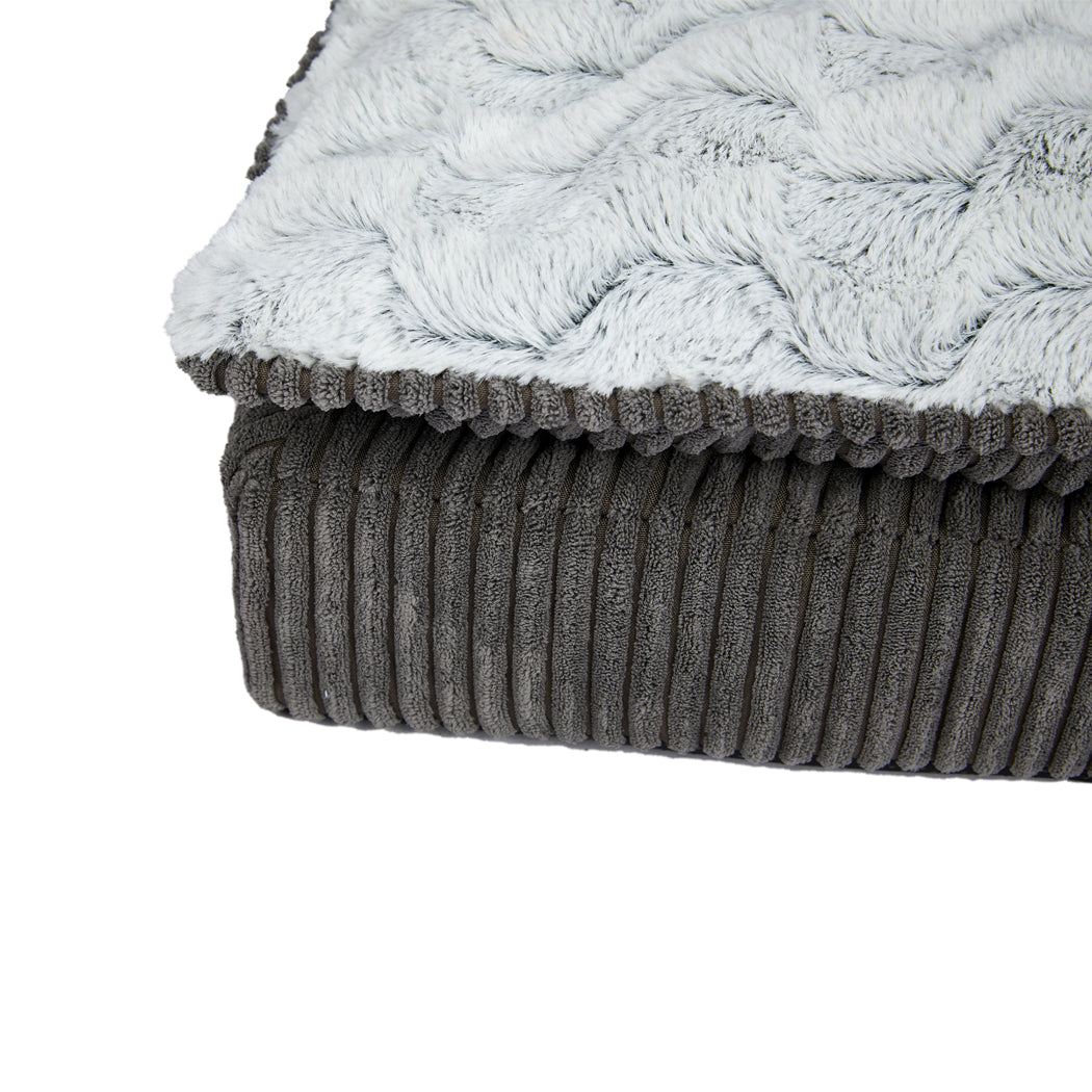 Dog Calming Bed Warm Soft Plush Comfy Sleeping Kennel Cave Memory Foam Mattress XL PaWz