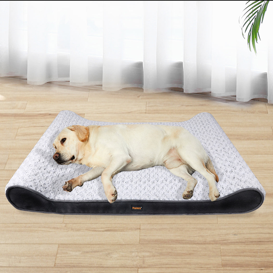 PaWz Orthopaedic Dog Bed With Memory Foam Warm Mattress Plush Medium PaWz