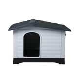 PaWz Dog Kennel Outdoor Indoor Pet Plastic Garden Large House Weatherproof Outside PaWz