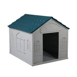 PaWz Dog Kennel Outdoor Indoor Pet Plastic Garden Large House Weatherproof Outside PaWz