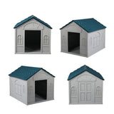 PaWz Dog Kennel Outdoor Indoor Pet Plastic Garden Large House Weatherproof Outside PaWz