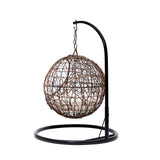 PaWz Rattan Cat Beds Elevated Puppy Wicker Hanging Basket Swinging Egg Chair PaWz