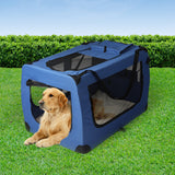 PaWz Pet Travel Carrier Kennel Folding Soft Sided Dog Crate For Car Cage Large L PaWz