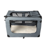 PaWz Pet Travel Carrier Kennel Folding Soft Sided Dog Crate For Car Cage Large M PaWz