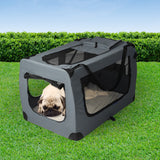 PaWz Pet Travel Carrier Kennel Folding Soft Sided Dog Crate For Car Cage Large M PaWz