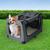 PaWz Pet Travel Carrier Kennel Folding Soft Sided Dog Crate For Car Cage Large S PaWz