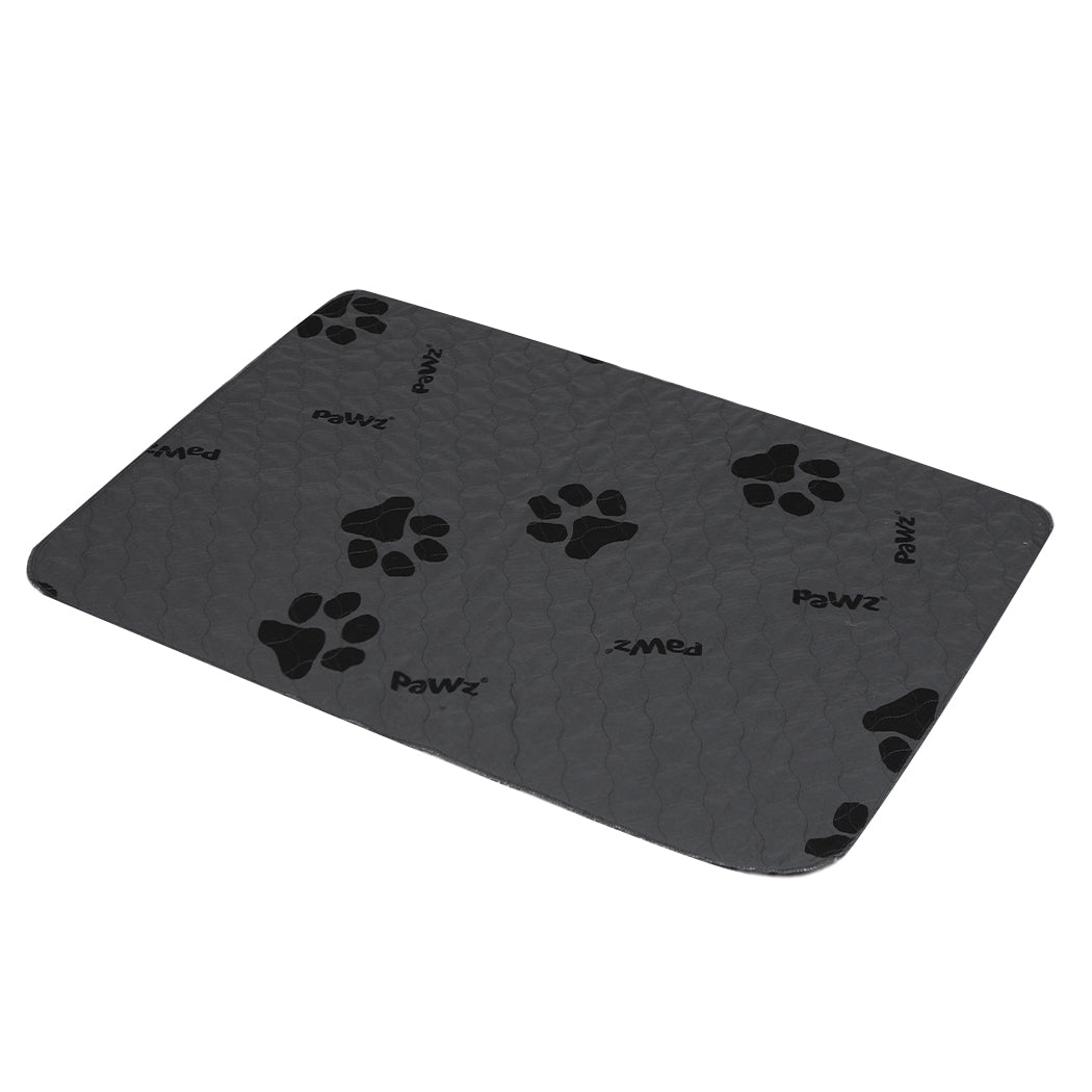 PaWz 2x Washable Dog Puppy Training Pad Pee Puppy Reusable Cushion Jumbo Grey PaWz