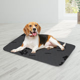 PaWz 2x Washable Dog Puppy Training Pad Pee Puppy Reusable Cushion L Grey PaWz