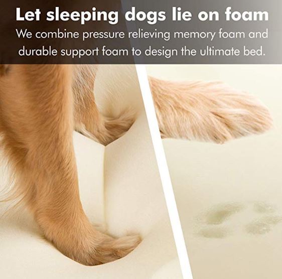 Orthopaedic Memory Foam Dog Pet Bed Unbranded